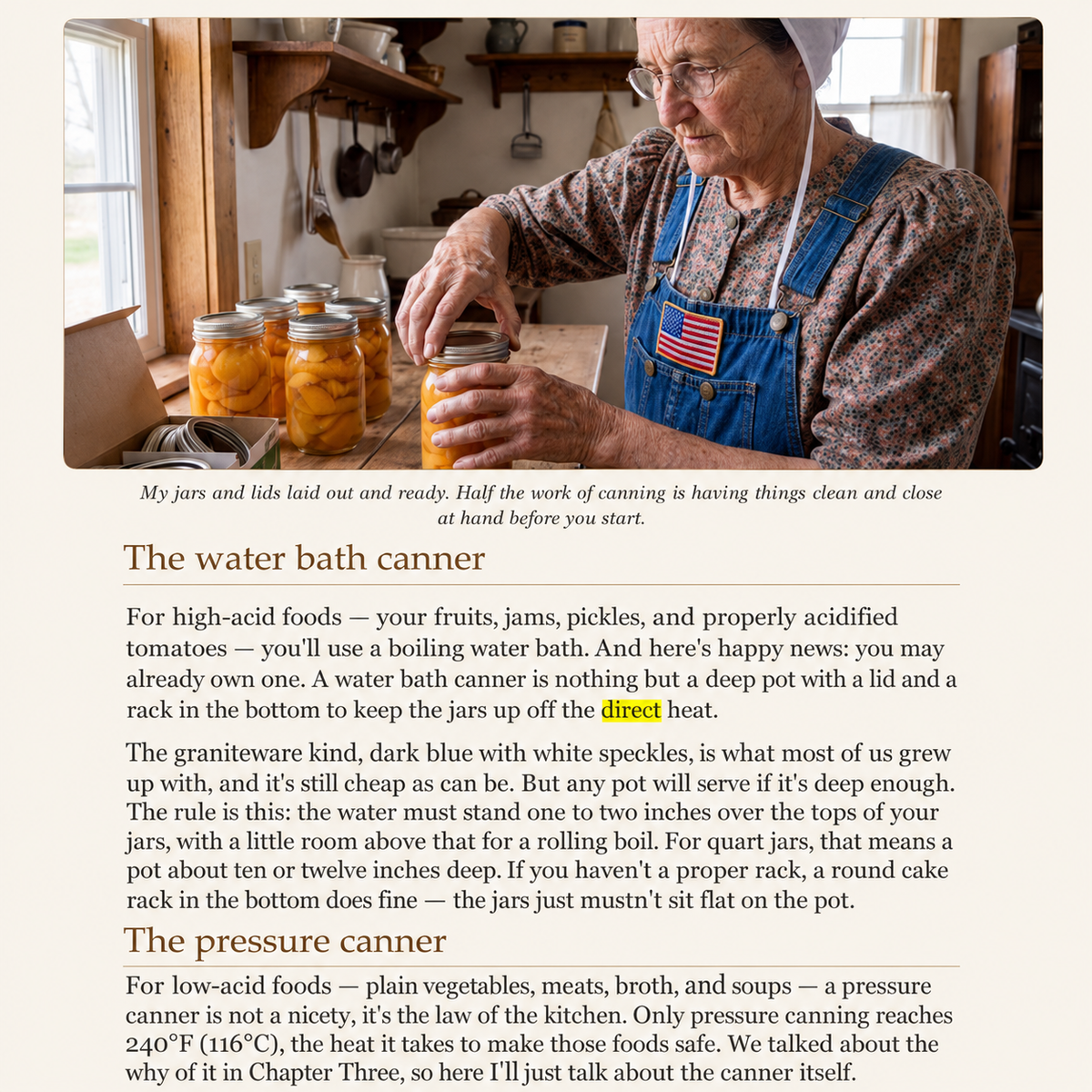 Martha's Amish Guide to Home Canning