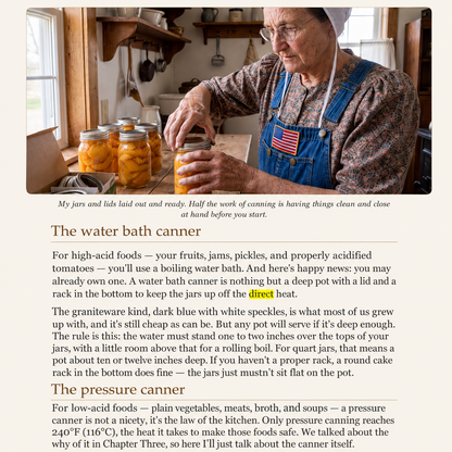 Martha's Amish Guide to Home Canning